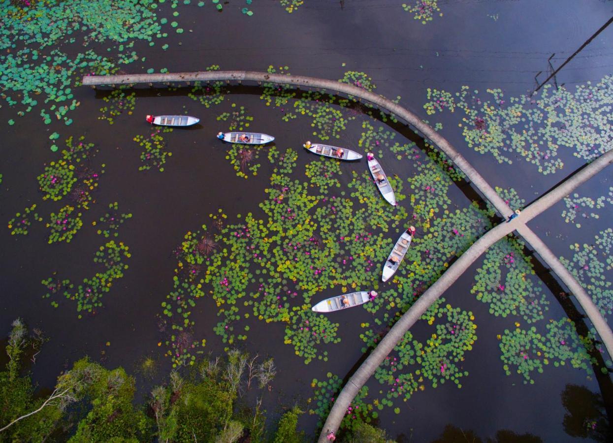 Kdl Lang Noi Tan Lap - Tan Lap Floating Village Moc Hoa Luaran gambar